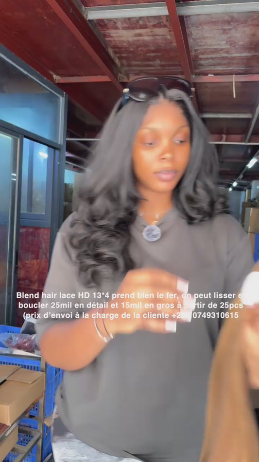 Blend hair lace frontale 13*4 HD